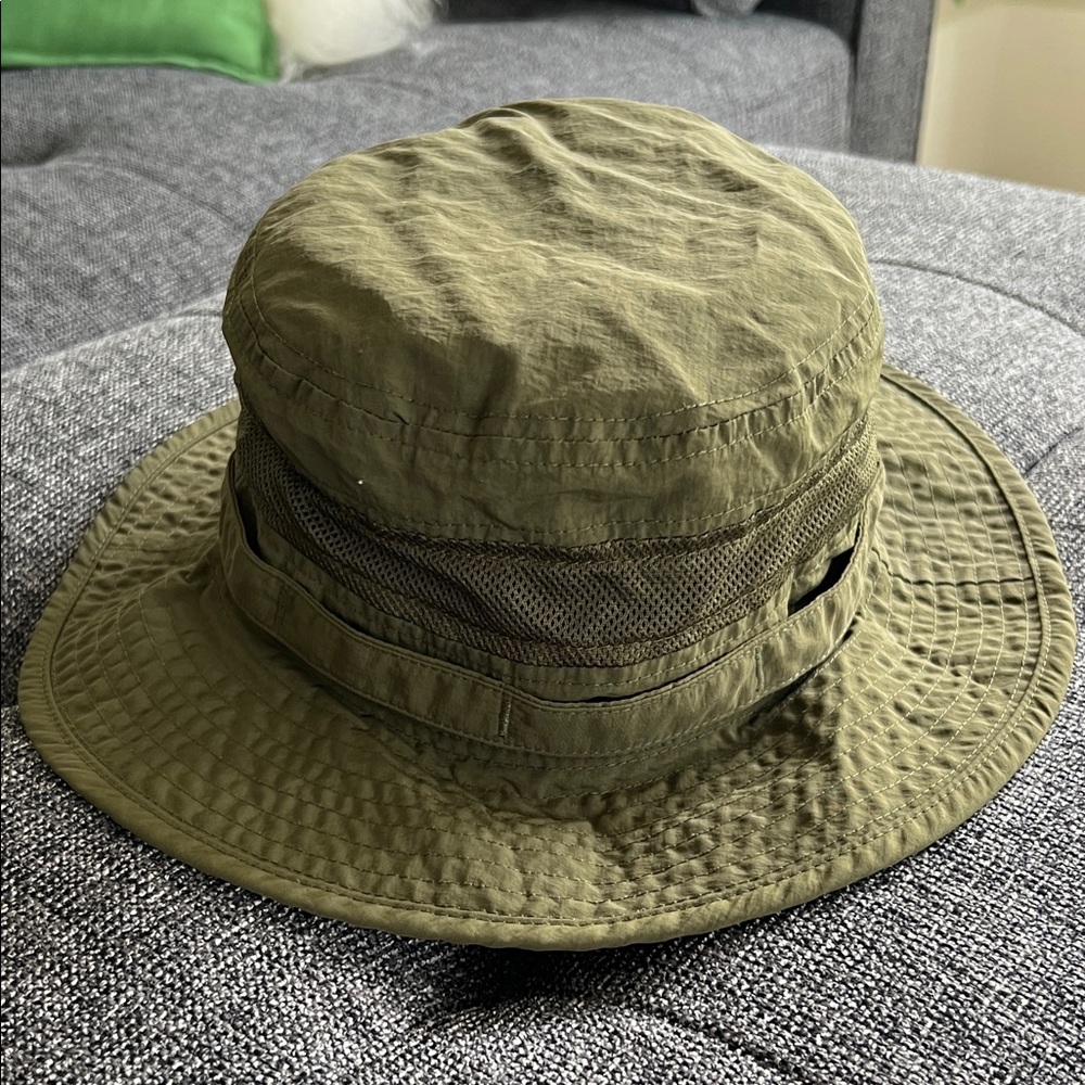 Eddie Bauer Olive Green Bucket Hat
